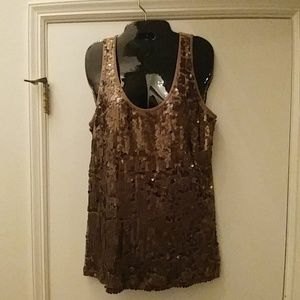 NWT Apt.9 Women's Sequin Sleeveless Top